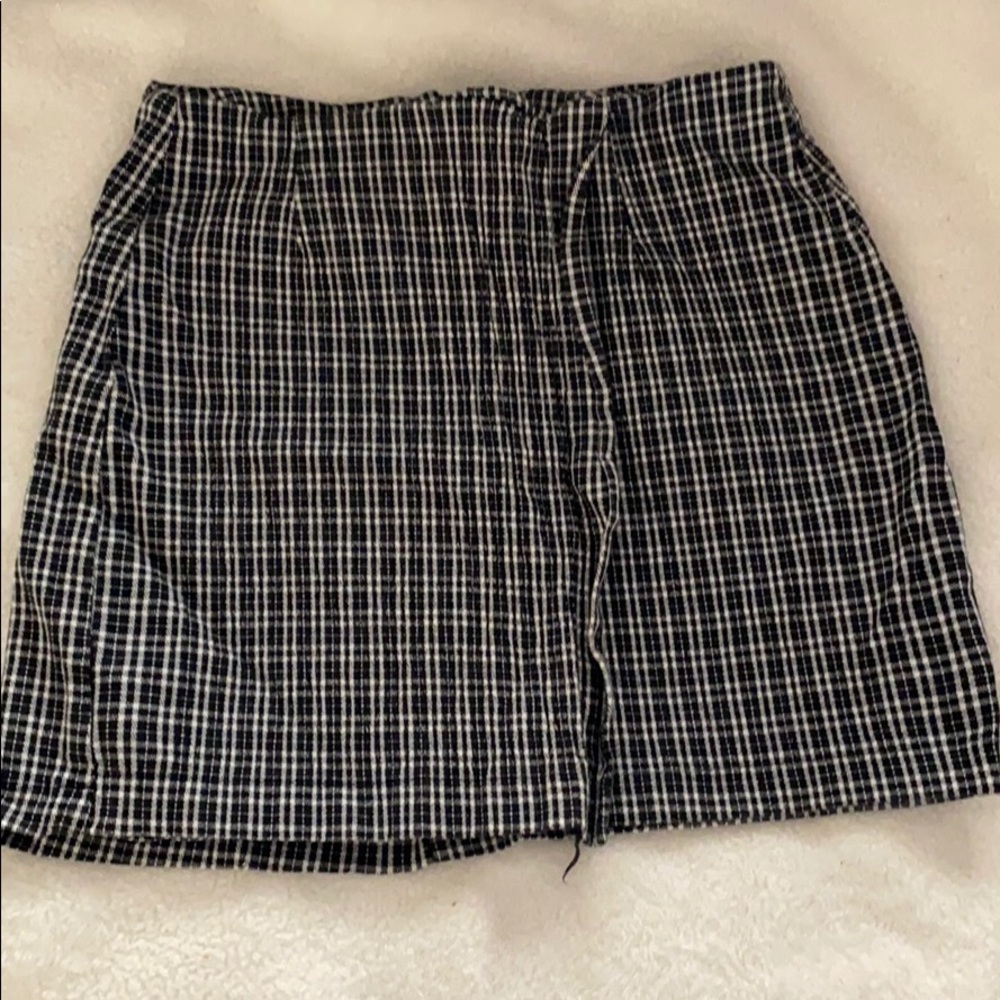 John Galt plaid skirt
